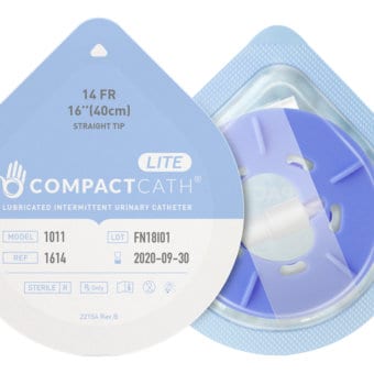 CompactCath Lite Lubricated Catheter