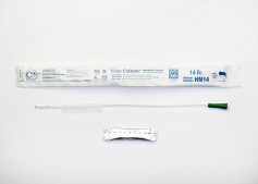 Cure Male Hydrophilic Catheter with water sachet and guide sleeve HM14 14 French