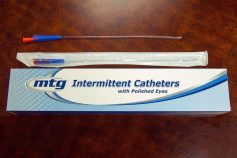 MTG Intermittent-Coude-Male-Urinary-Catheter package